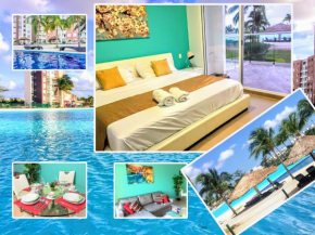Escape al Caribe con una vista impresionante en Pilarita's Dream Lagoons